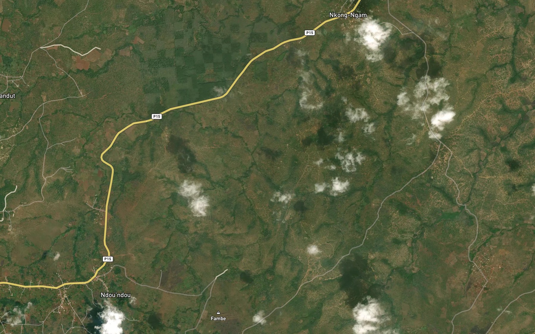 Satellite map of the Mabounge