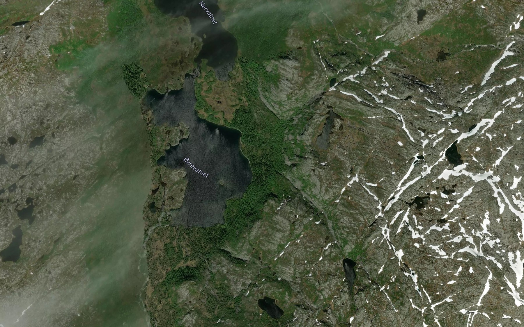 Satellite map of the Finnkotbekken