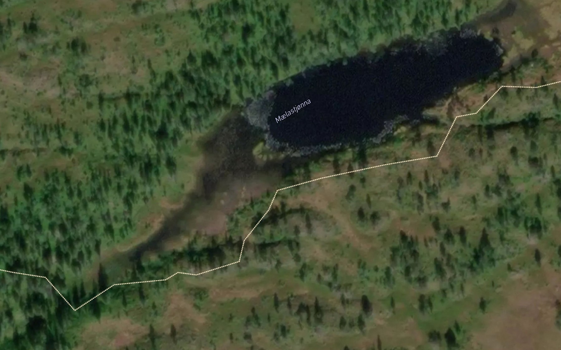 Satellite map of the Maelastjorna