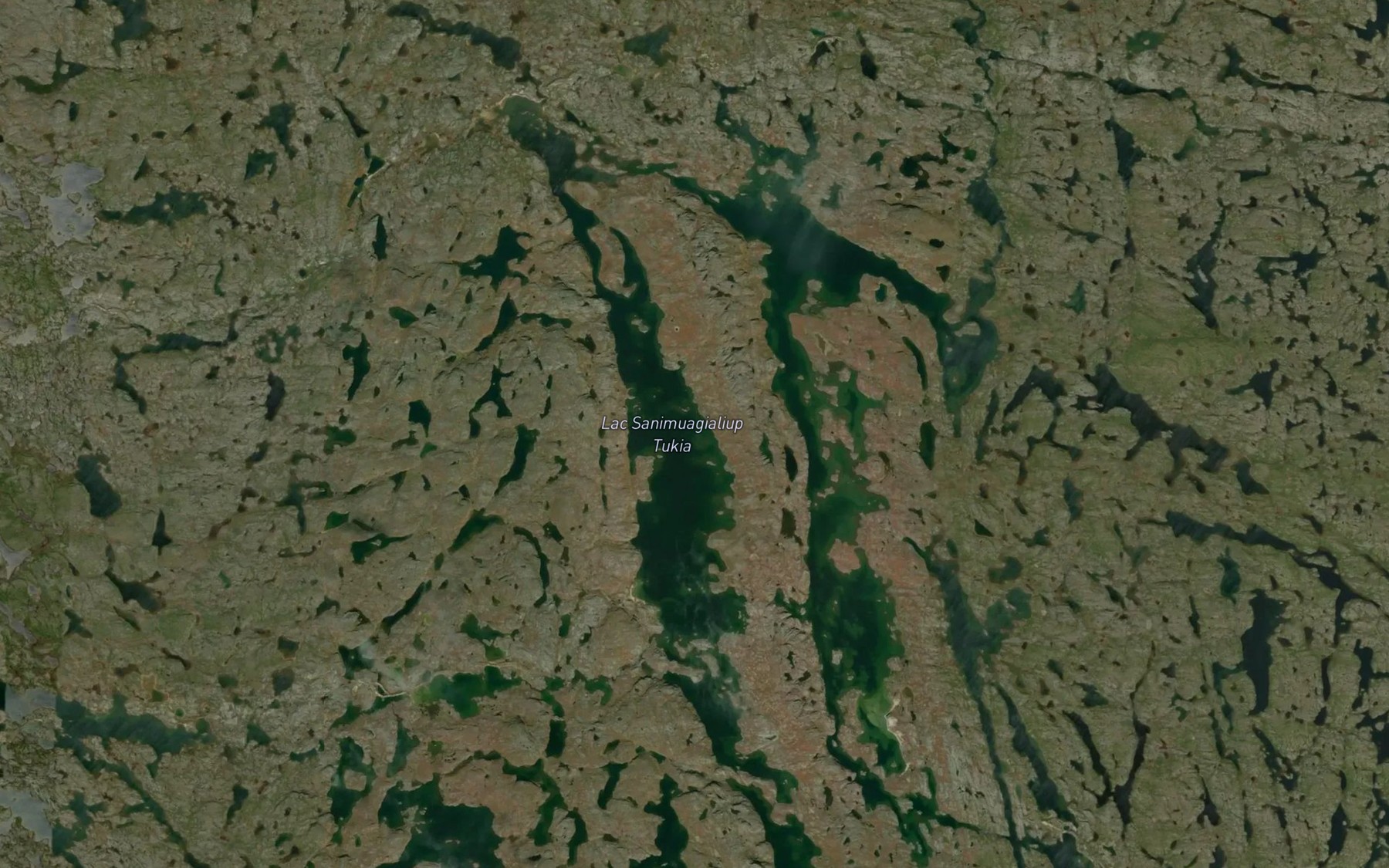 Satellite map of the Lac Sanimuagialiup Tukia