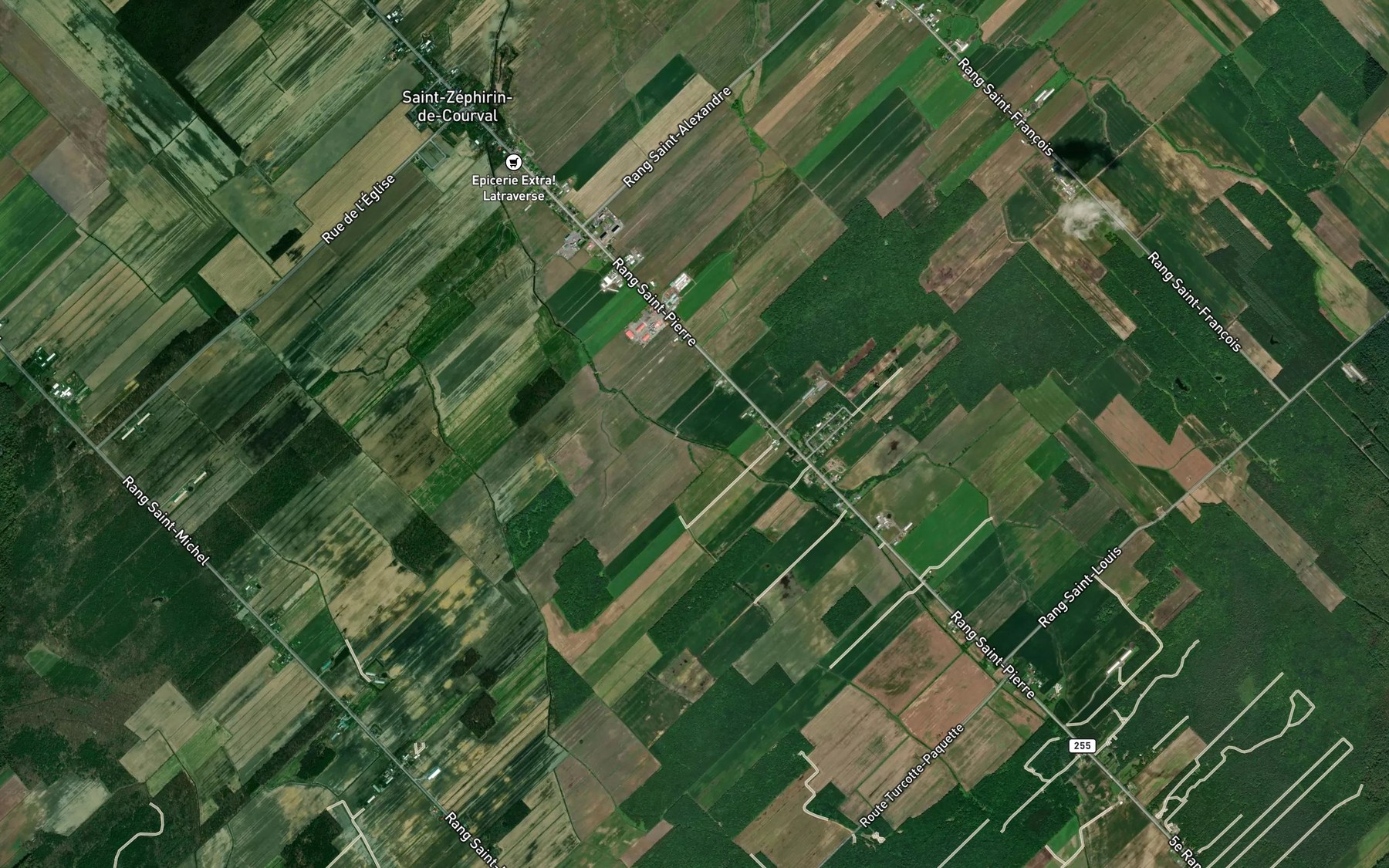 Satellite map of the Decharge des Quatorze