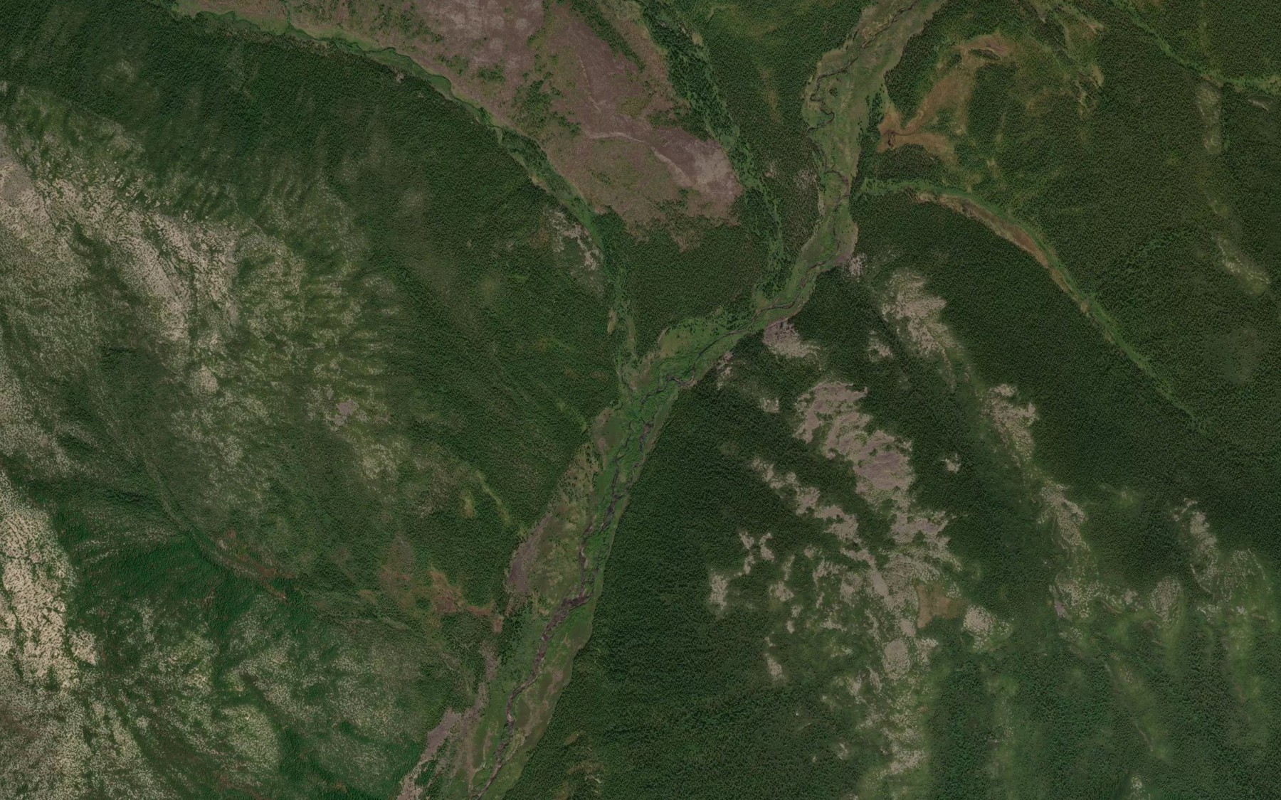 Satellite map of the Kharius