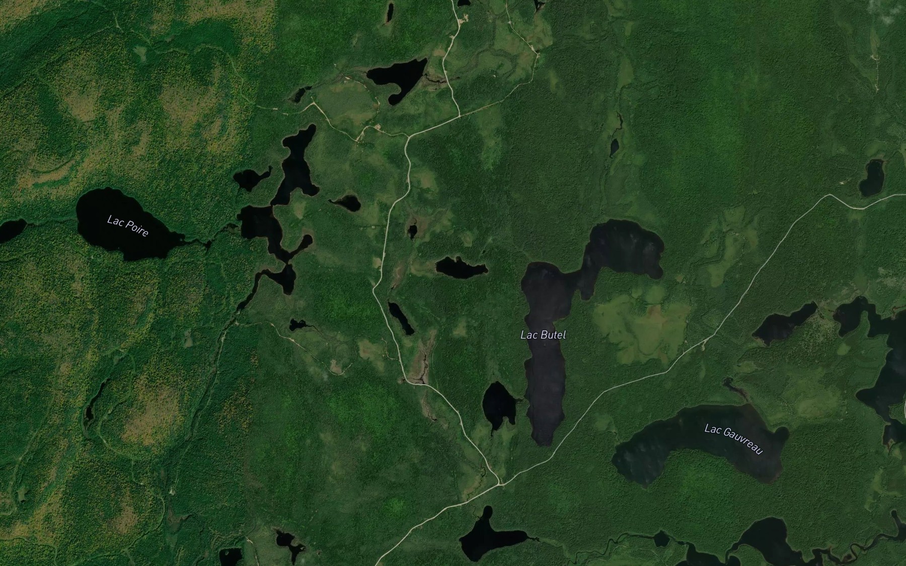 Satellite map of the Lac de l'Oeil du Temps