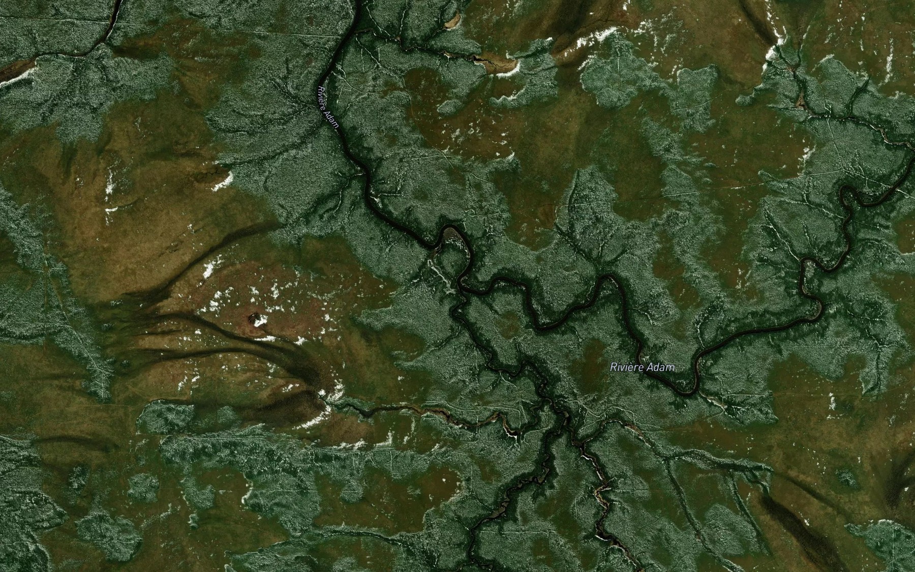 Satellite map of the Ruisseau Jouve