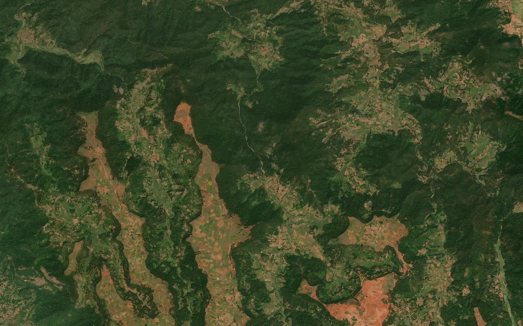 Satellite map of the Nindighagh
