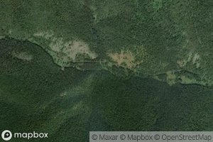 Satellite map of the Barren Creek