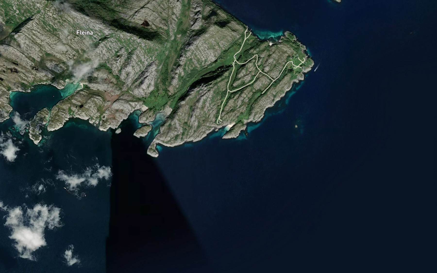 Satellite map of the Batvika