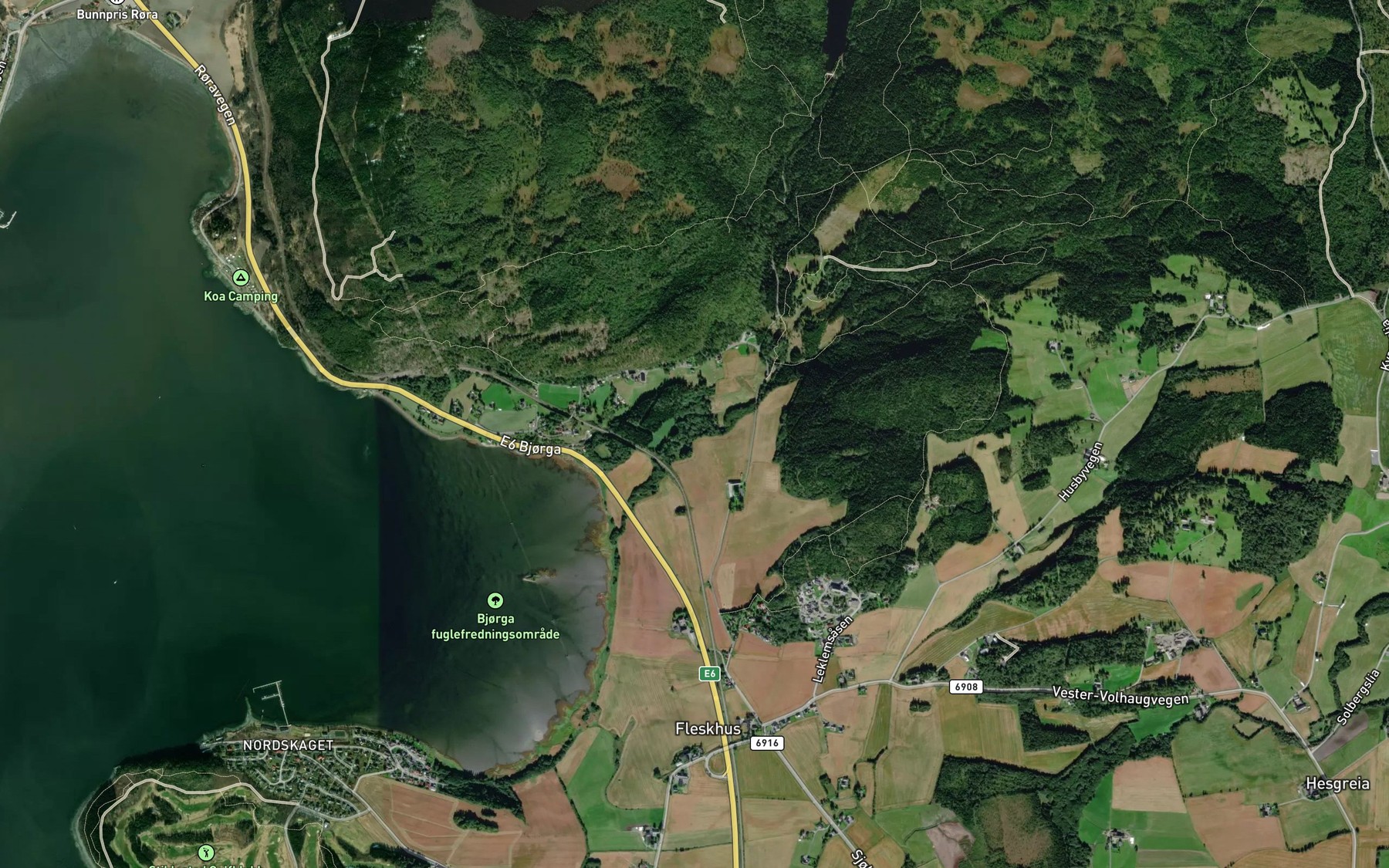 Satellite map of the Semsbekken