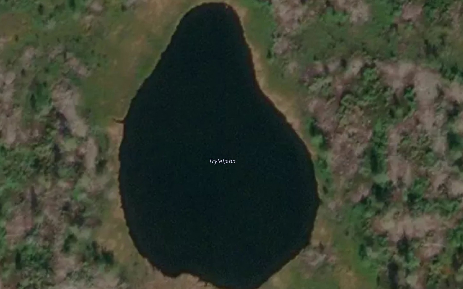 Satellite map of the Trytetjorn