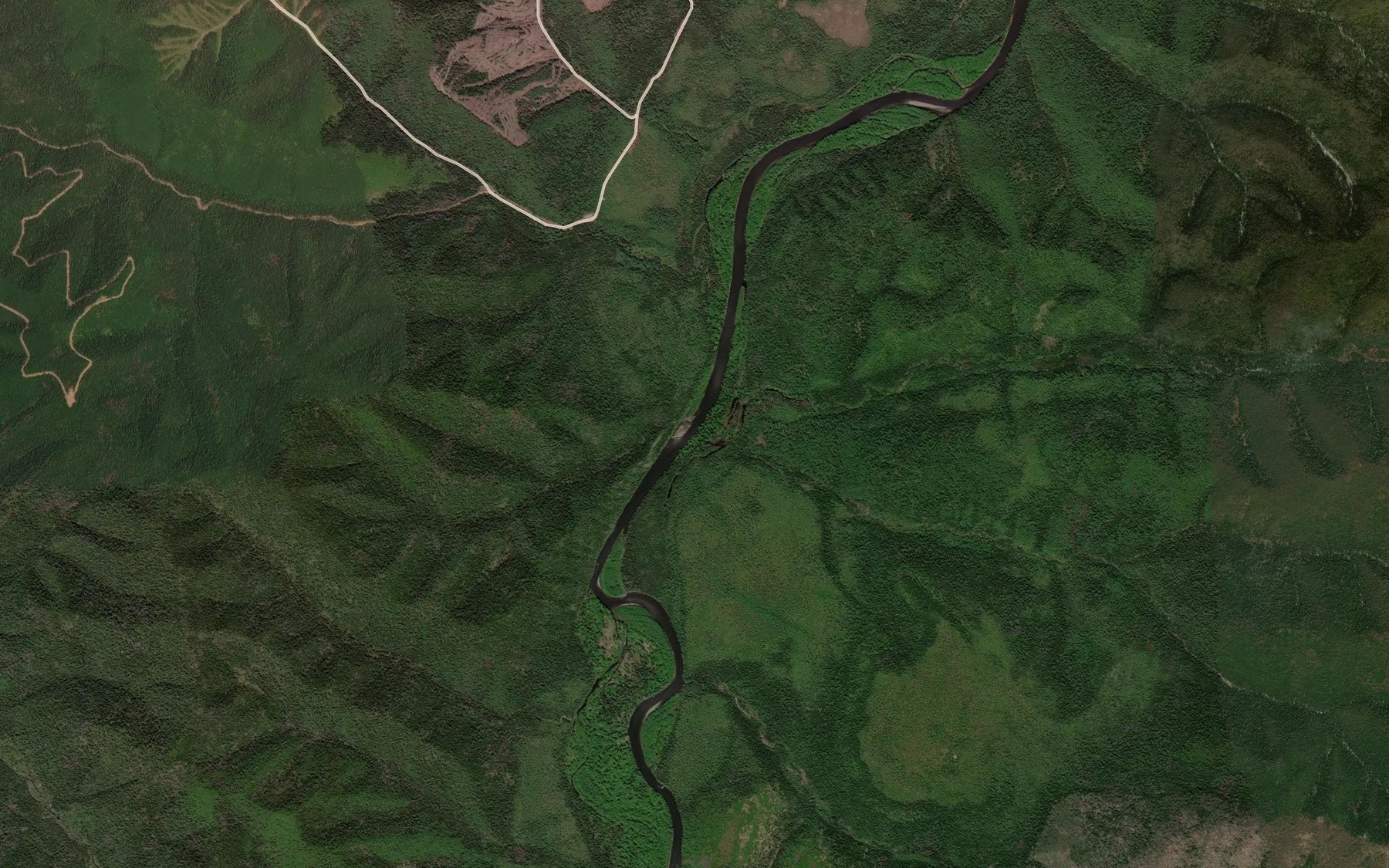 Satellite map of the Bezymyannyy