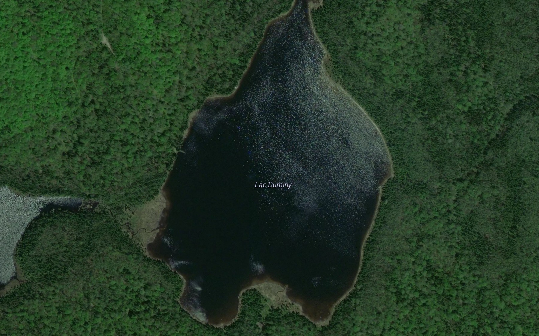 Satellite map of the Lac Duminy
