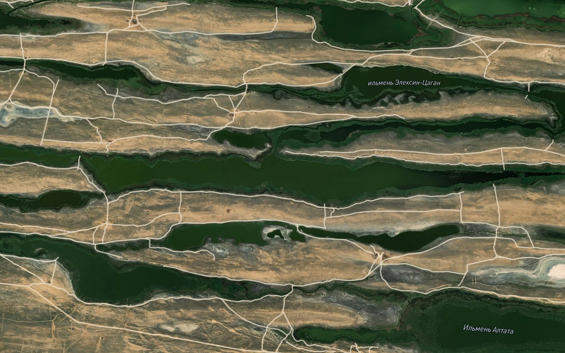 Satellite map of the Il'men' Dolgiy