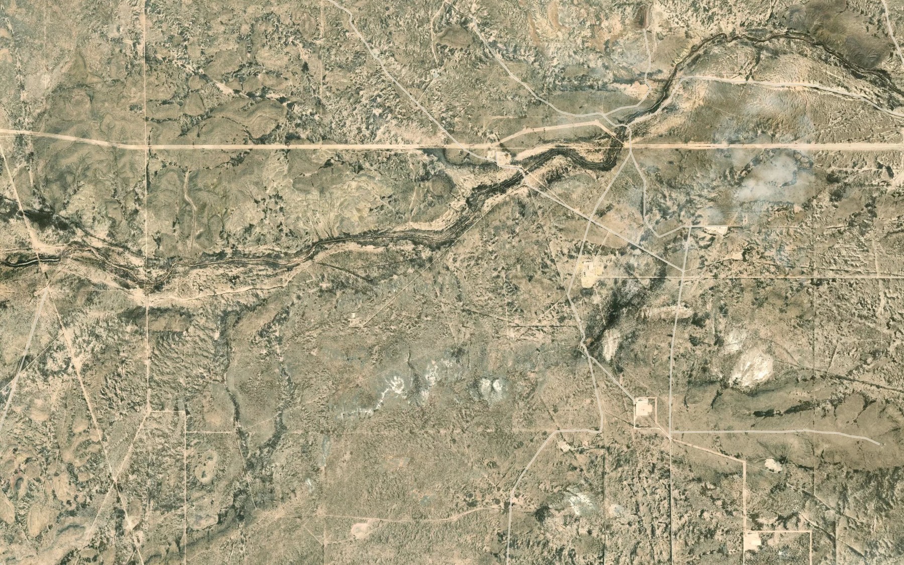 Satellite map of the Petican Spring
