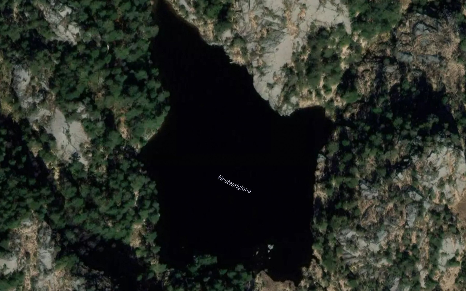 Satellite map of the Hestestiglona