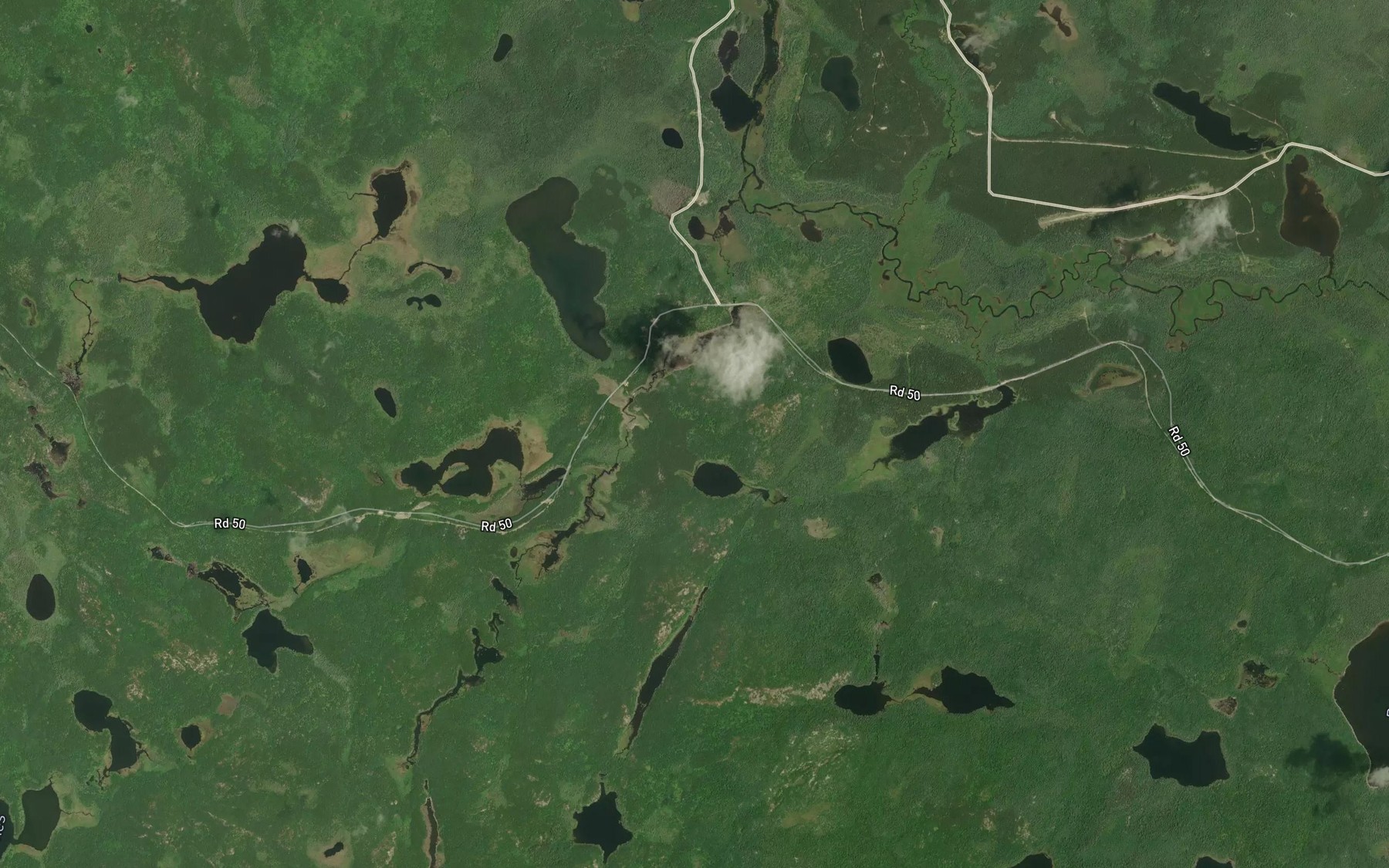 Satellite map of the Lovedee Creek
