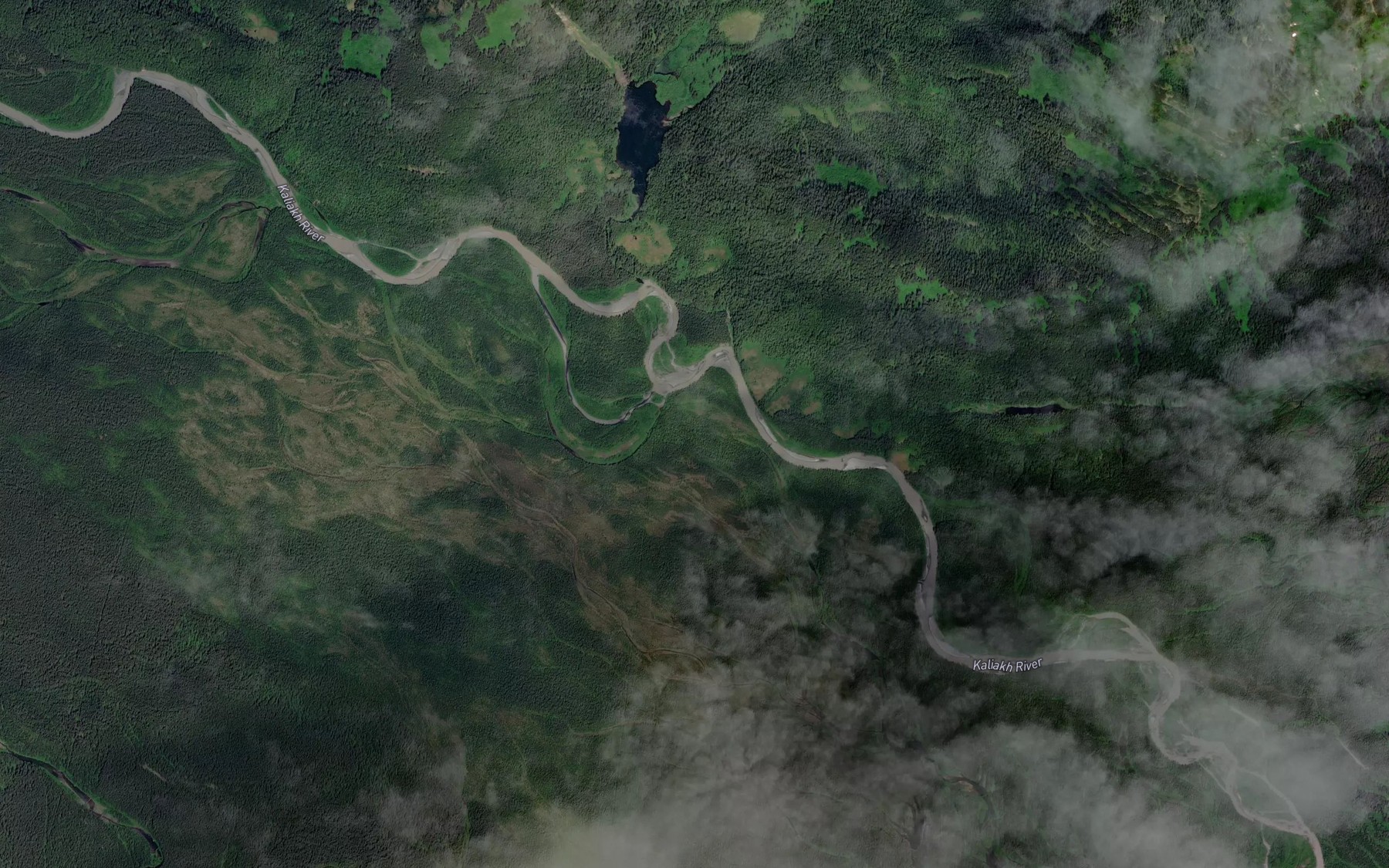 Satellite map of the Kosakuts River