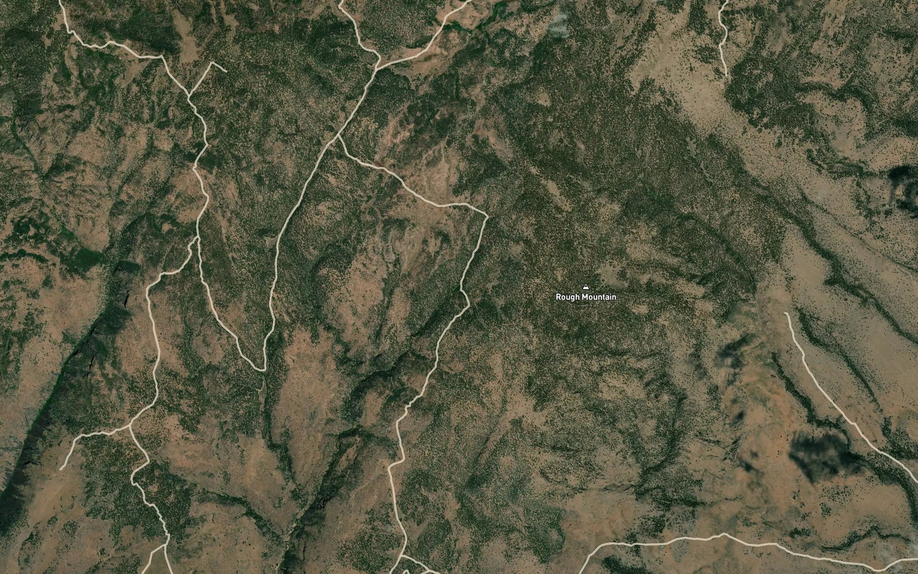 Satellite map of the Buckskin Spring