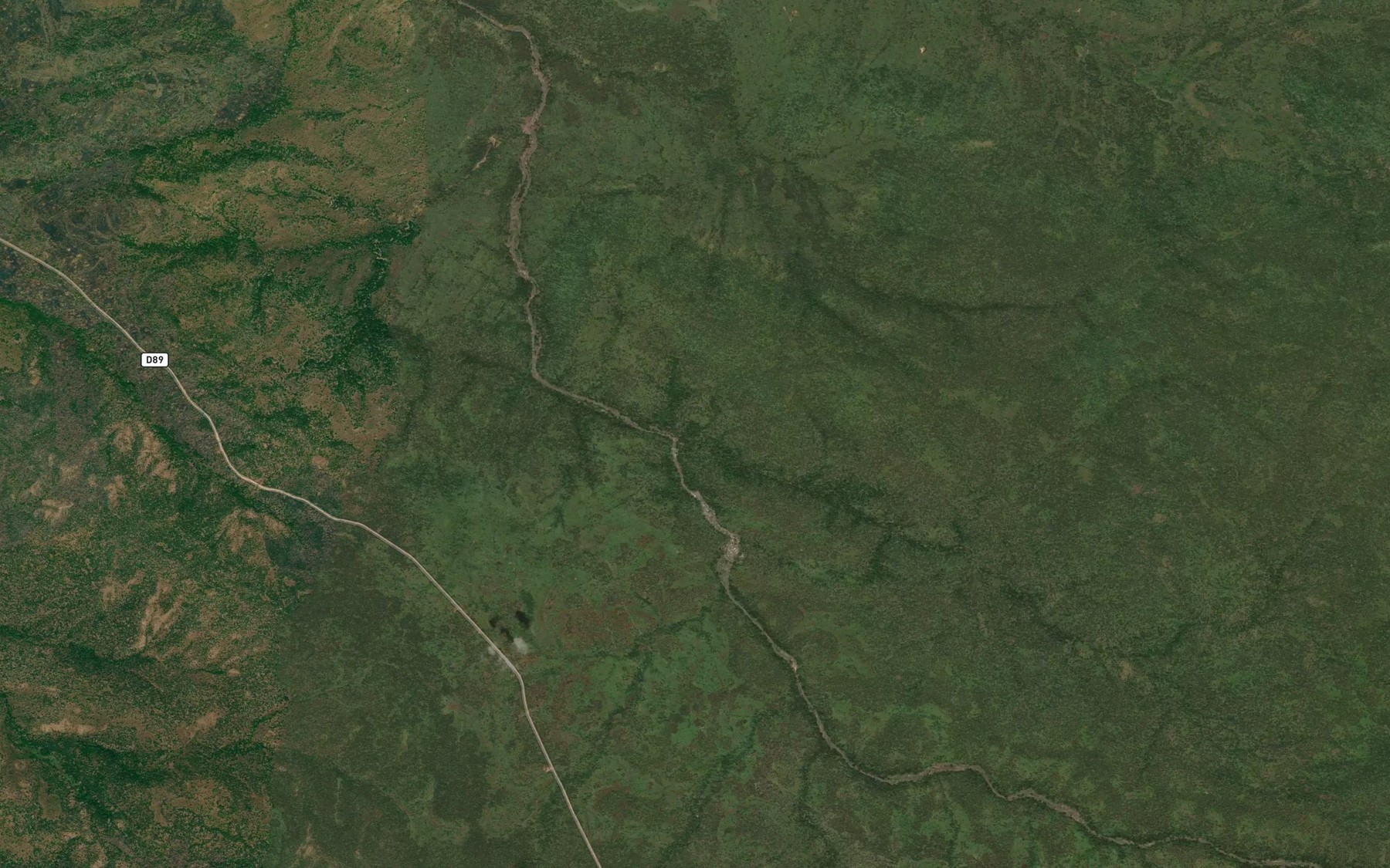 Satellite map of the Mayo Marri