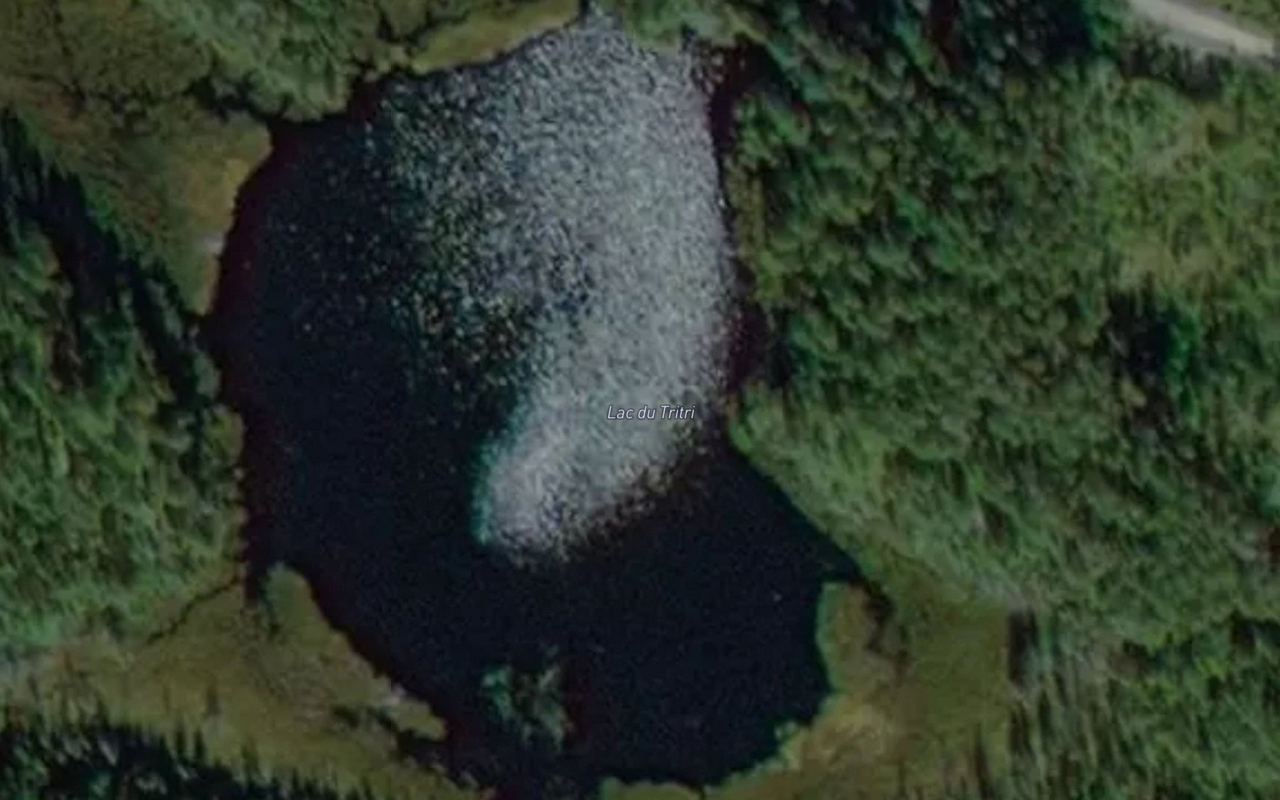 Satellite map of the Lac du Tritri