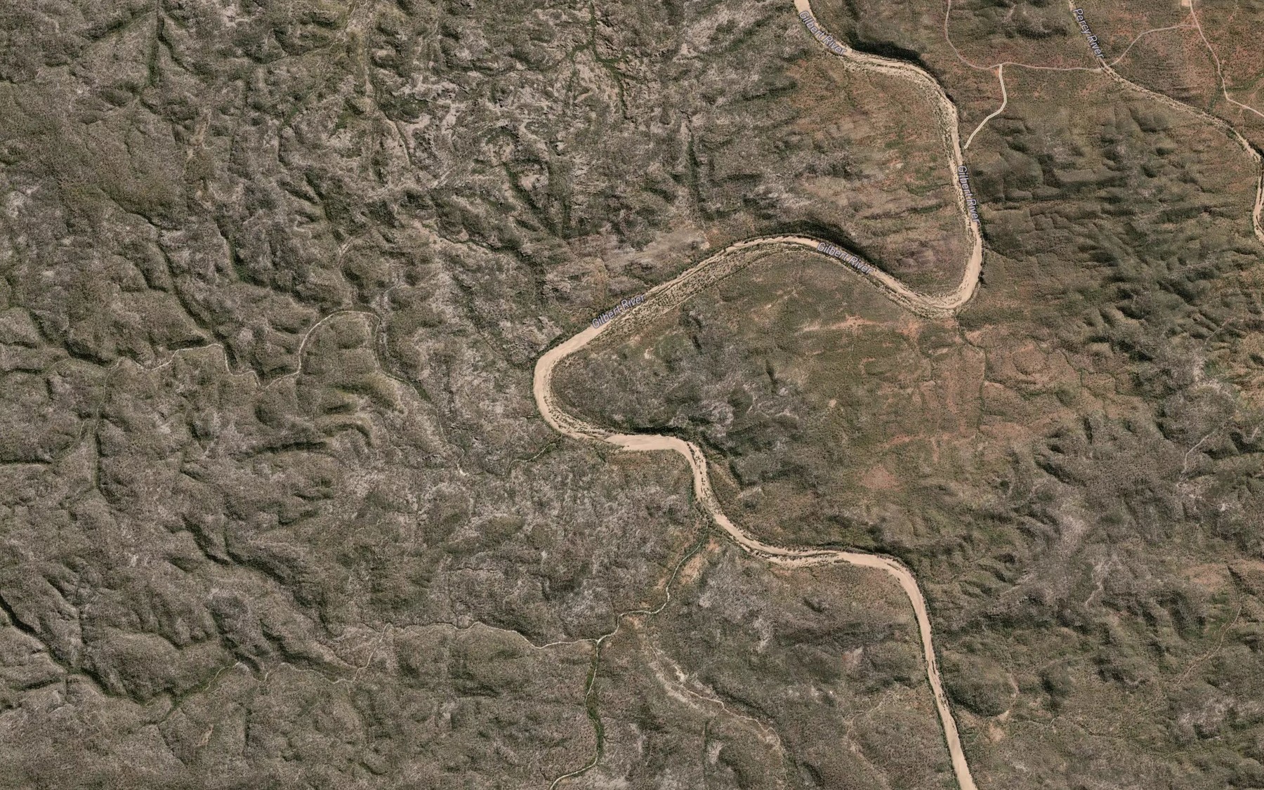 Satellite map of the Conglomerate Creek