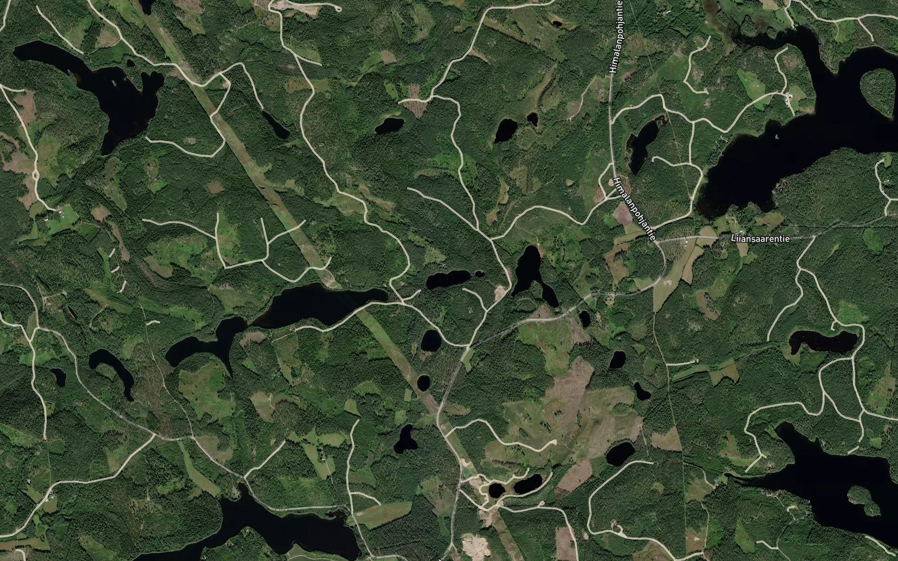 Satellite map of the Lehmalampi