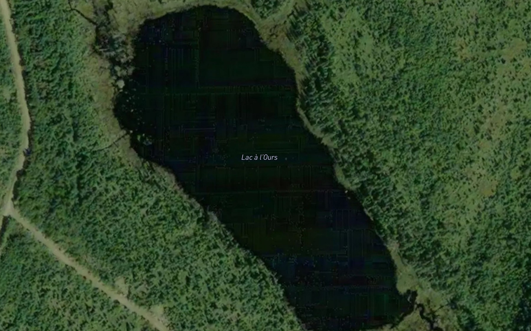 Satellite map of the Lac a l'Ours