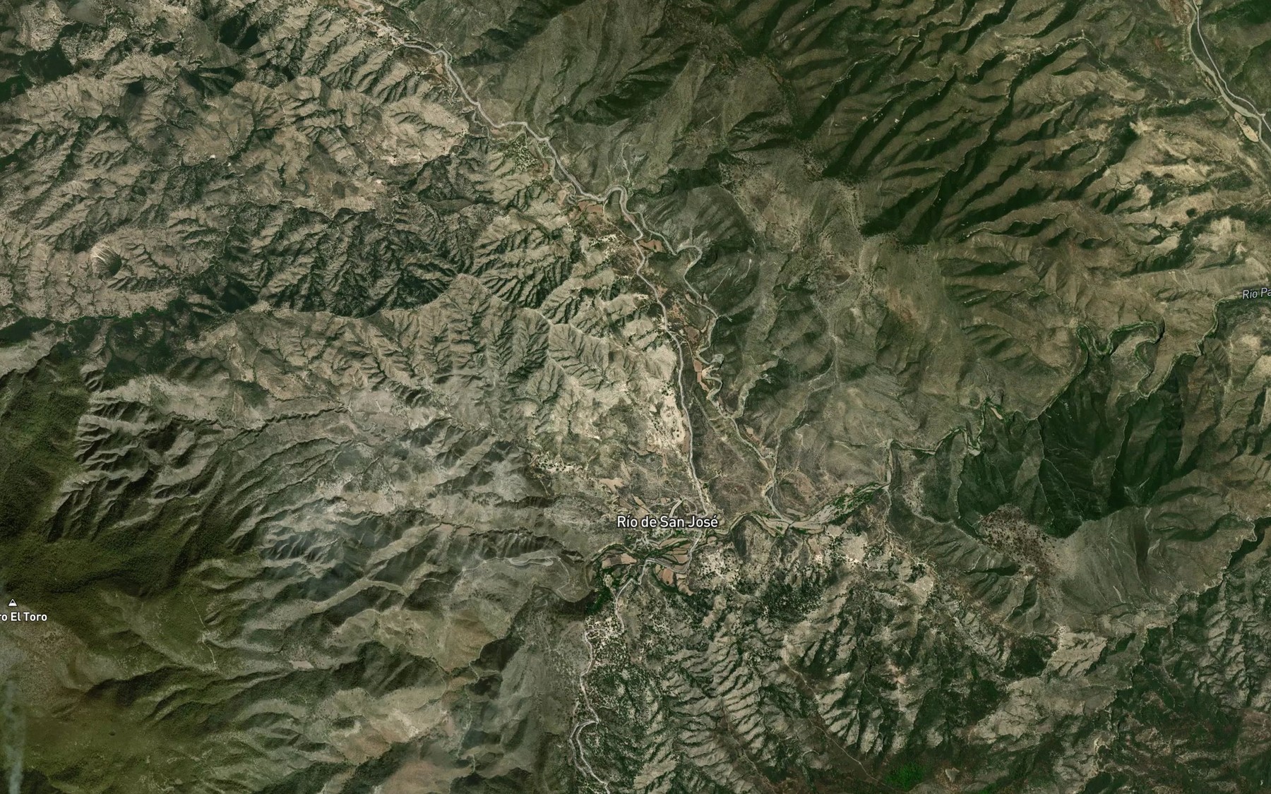 Satellite map of the Paso Blanco