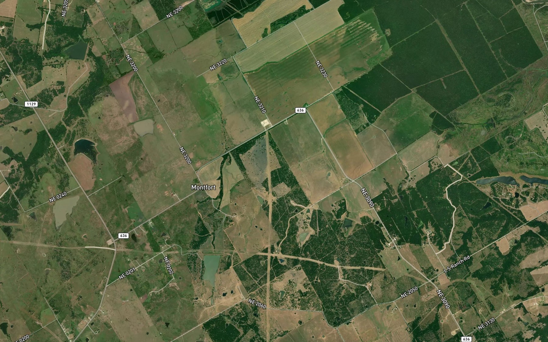 Satellite map of the Soil Conservation Service Site 103 Reservoir