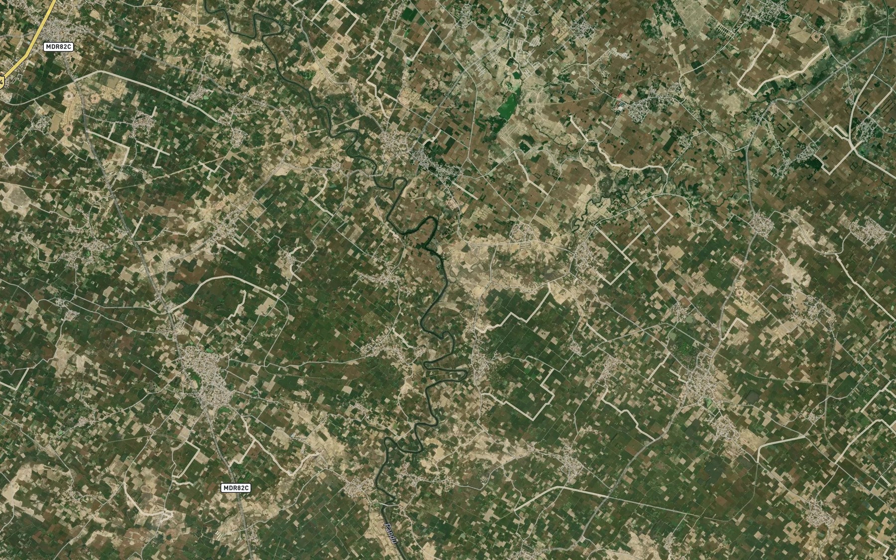 Satellite map of the Bhoni Nadi