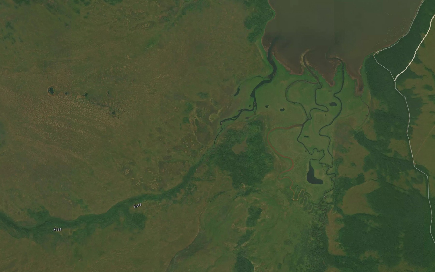 Satellite map of the Khava