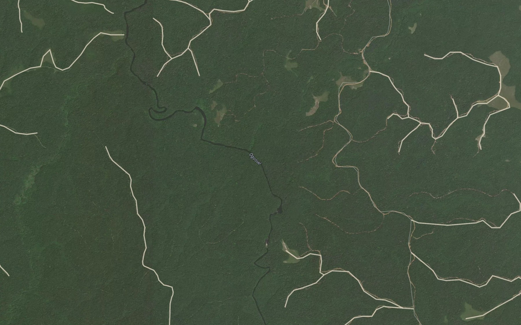 Satellite map of the Djoueli