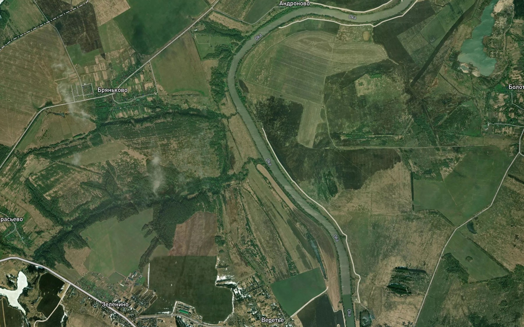 Satellite map of the Zhernovka