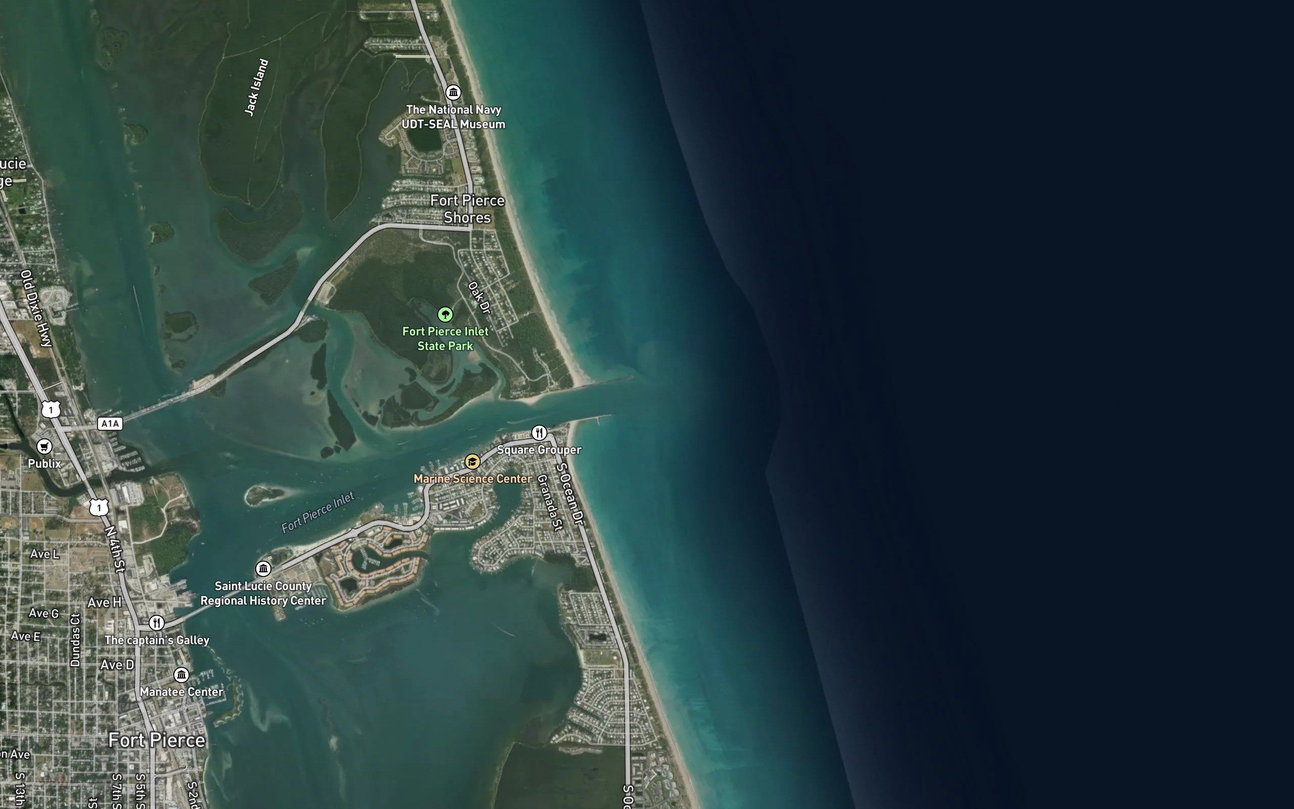 Fort Pierce Inlet Entrance Range