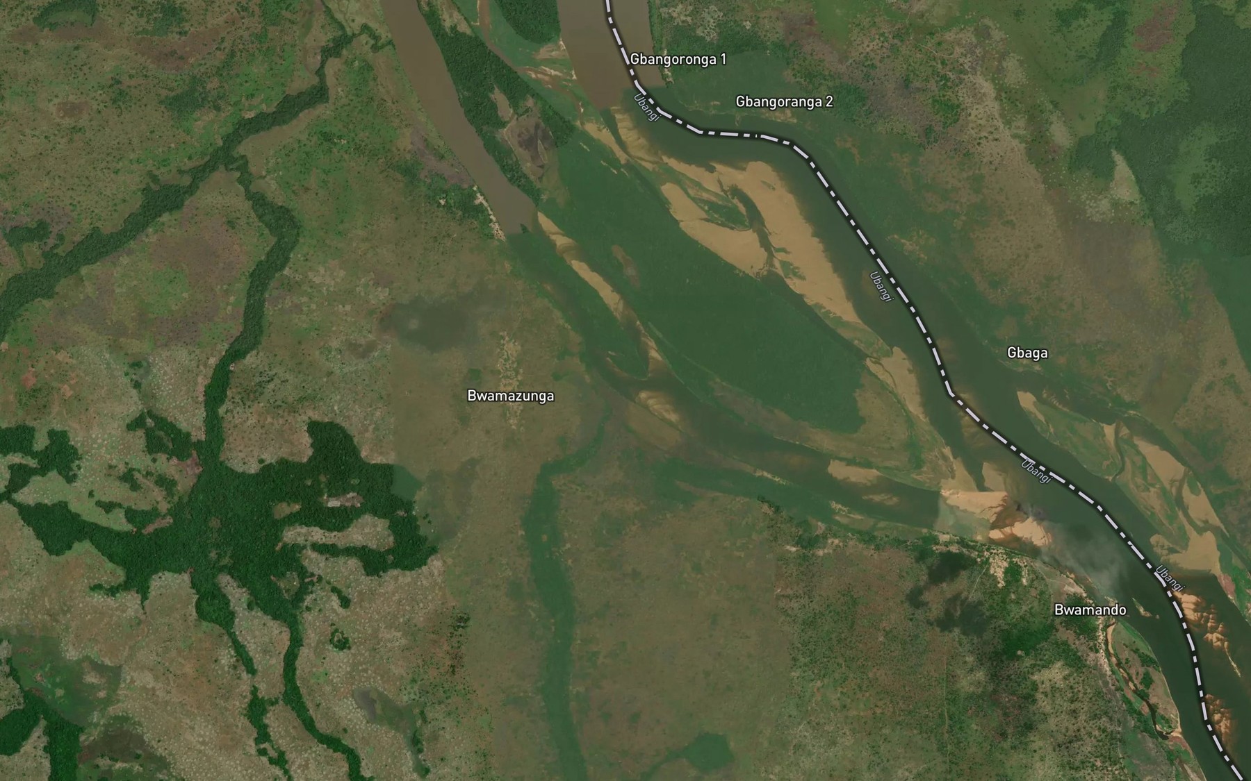 Satellite map of the Loko