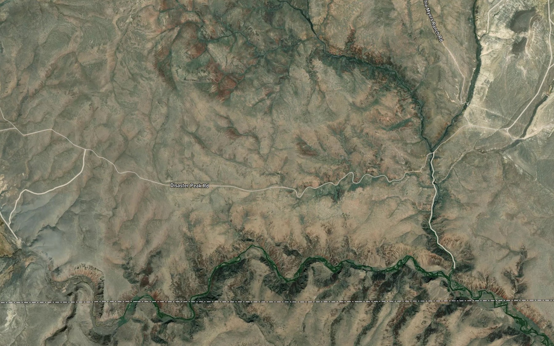 Satellite map of the North Cottonwood Reservoir