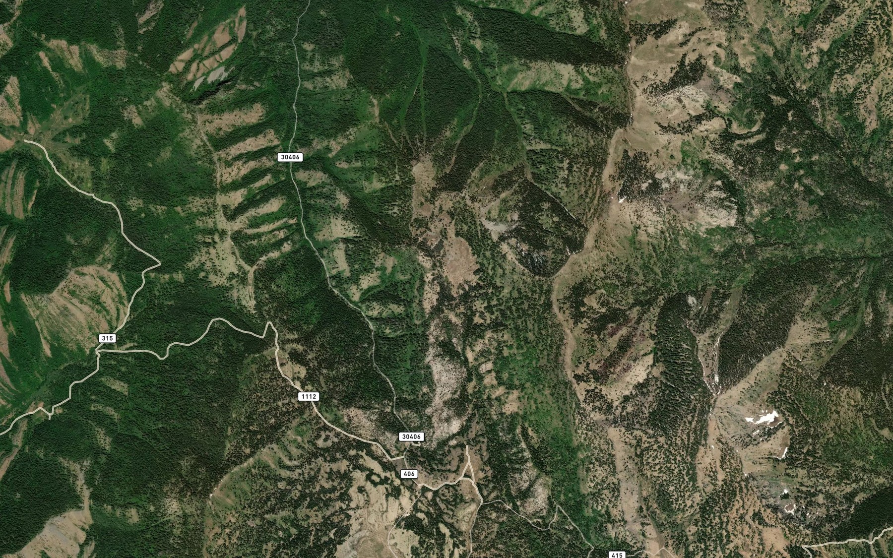 Satellite map of the Cub Basin Spring