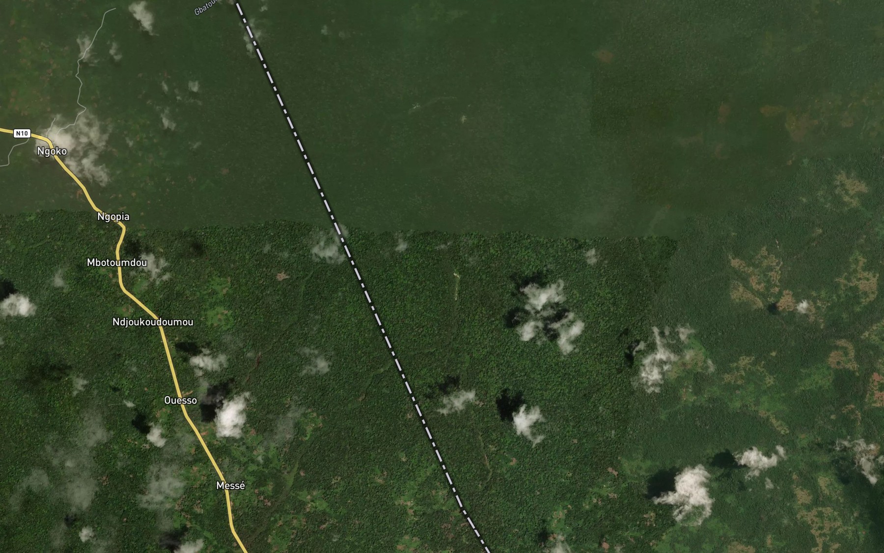 Satellite map of the Maso