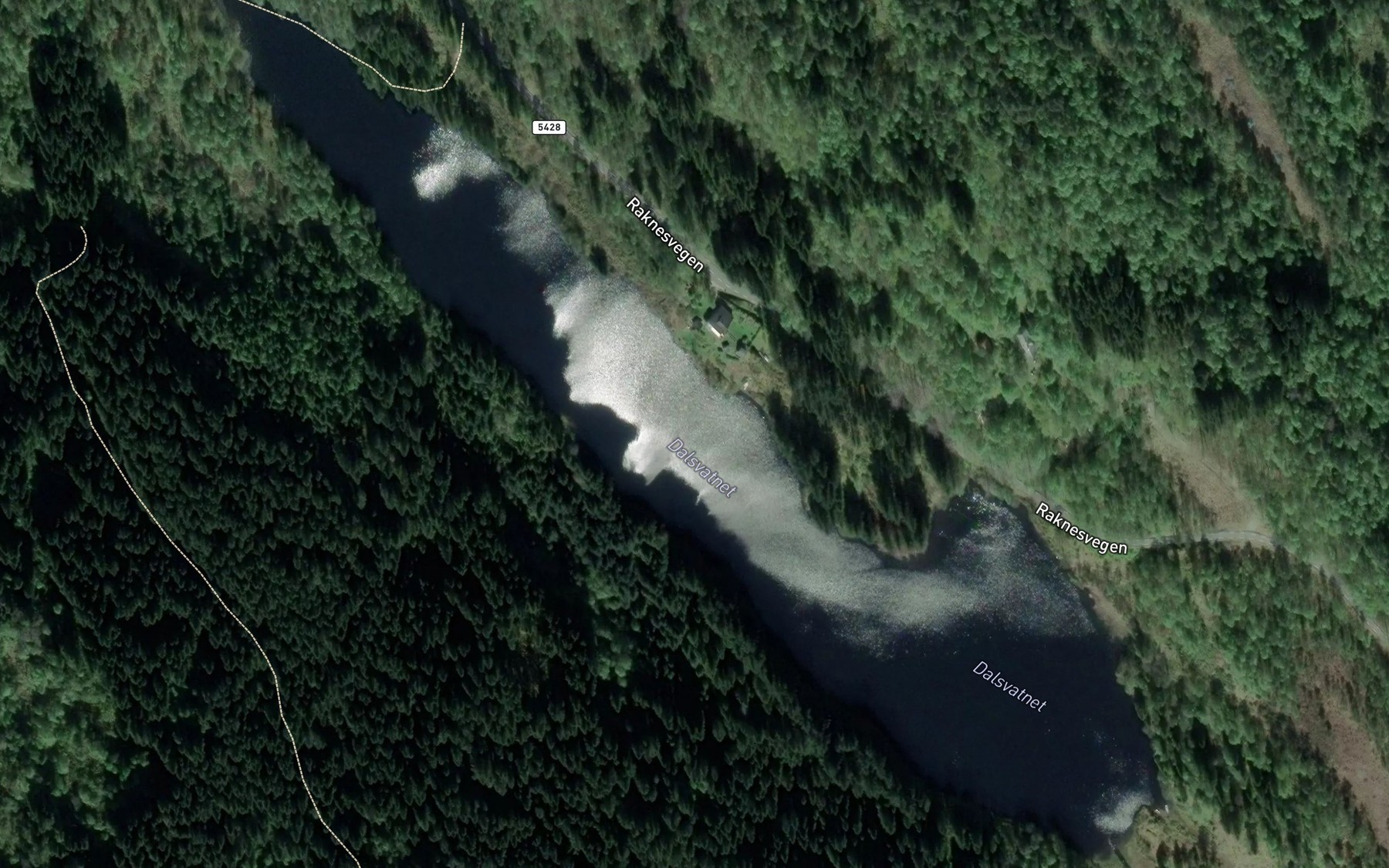 Satellite map of the Dalsvatnet