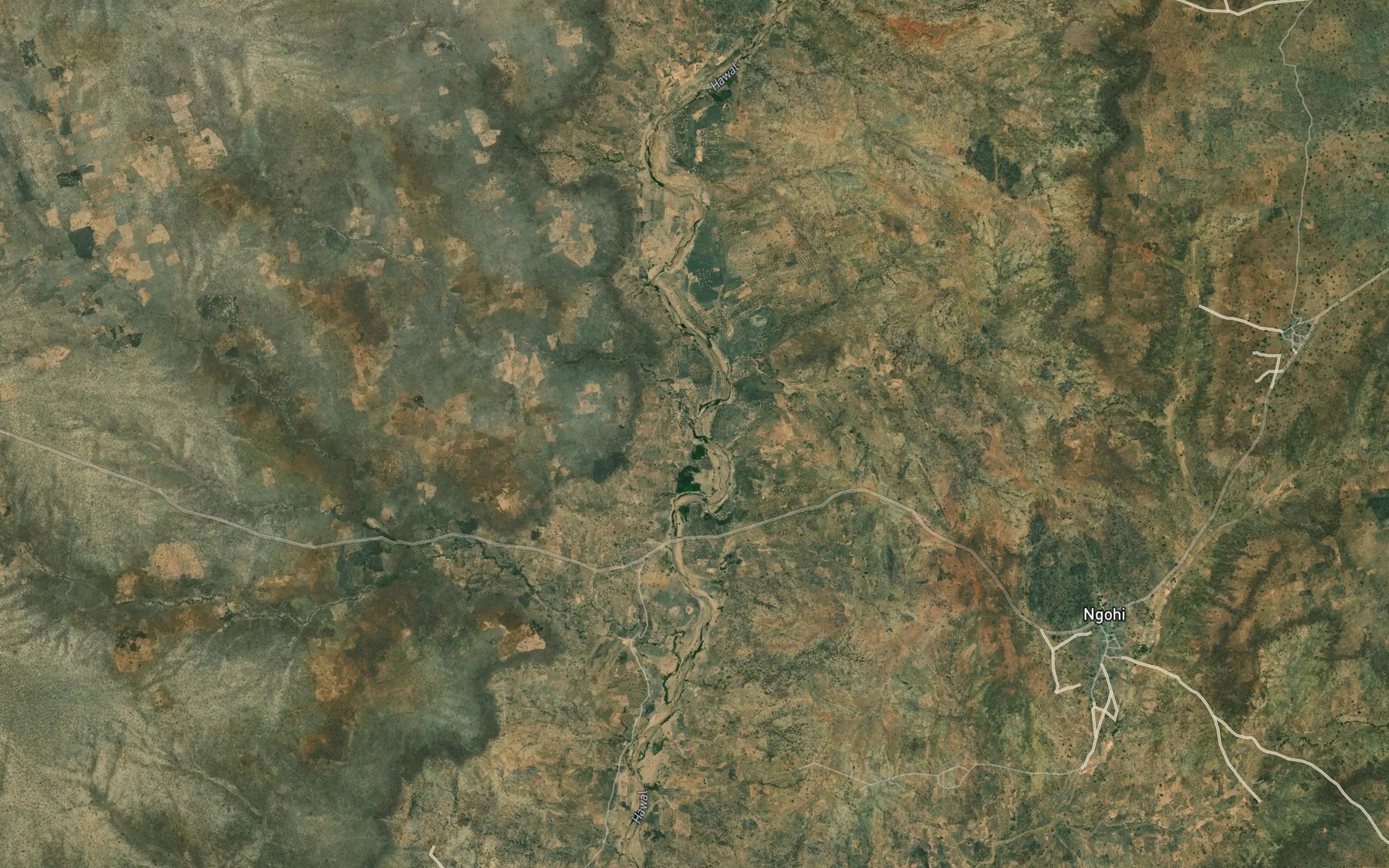 Satellite map of the Rafin Dilehedima