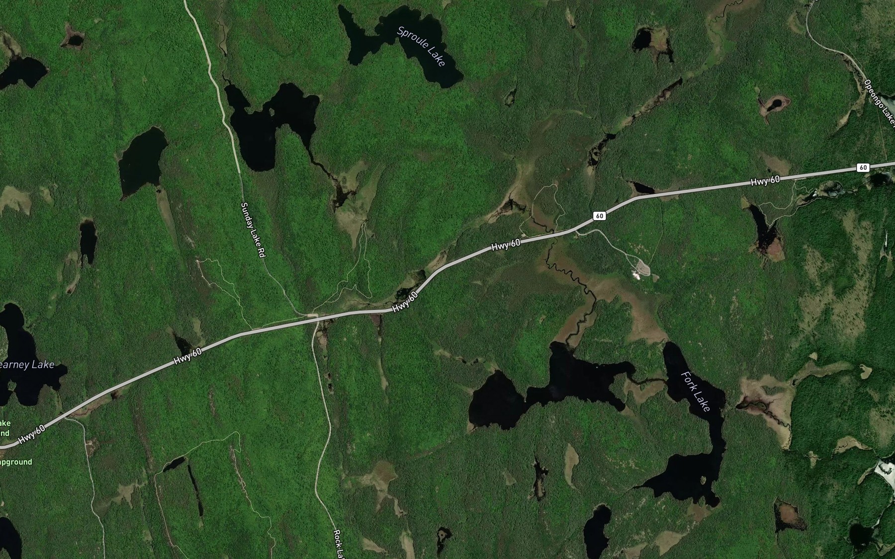 Satellite map of the Ring-neck Pond