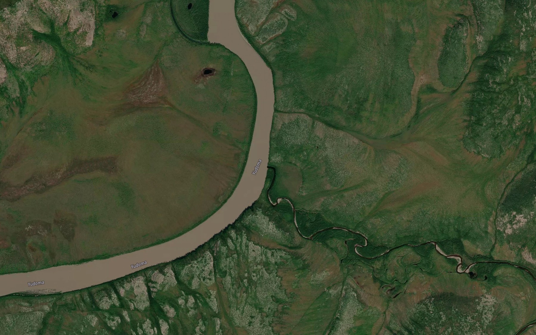 Satellite map of the Kachi