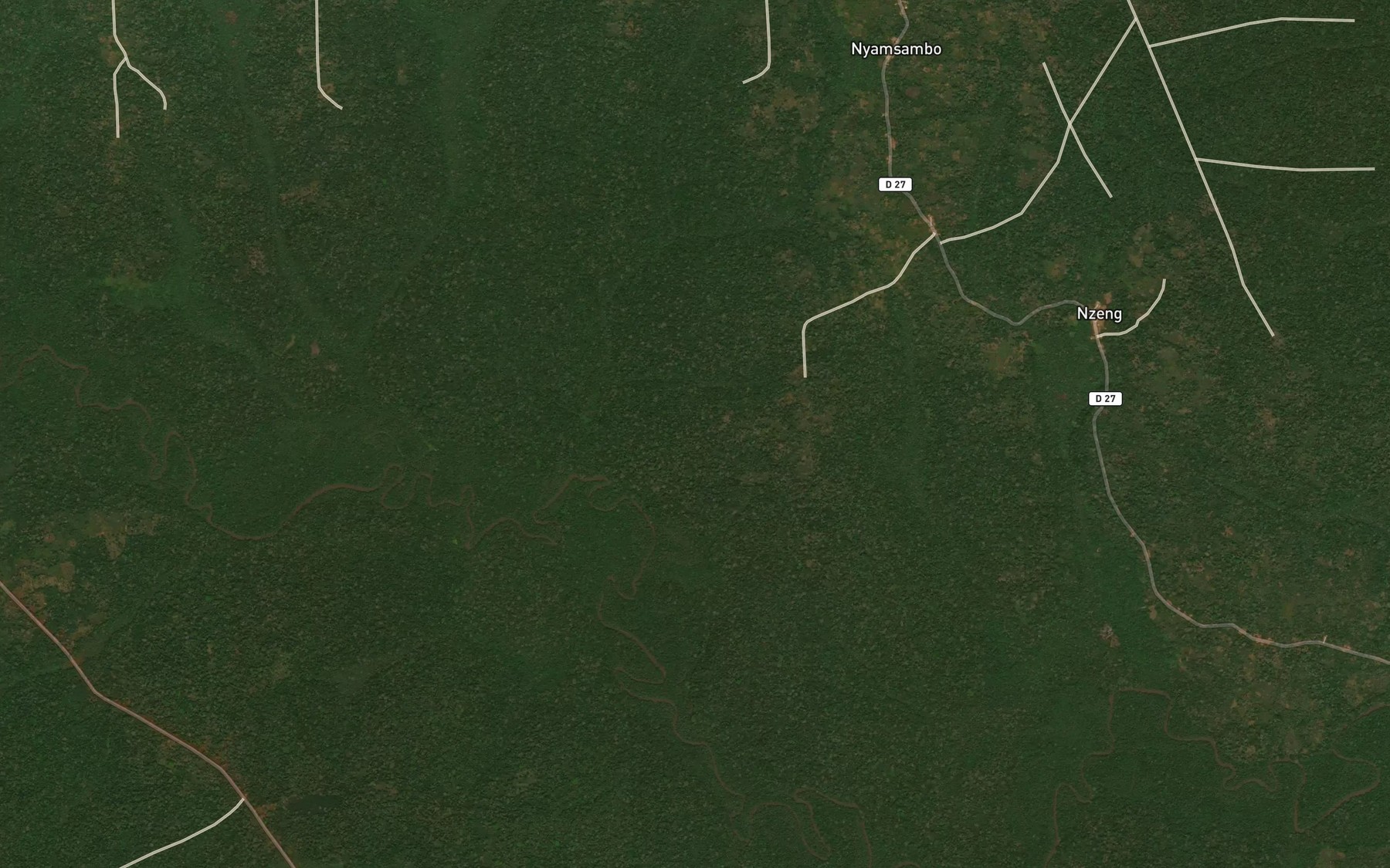 Satellite map of the Djenkolo