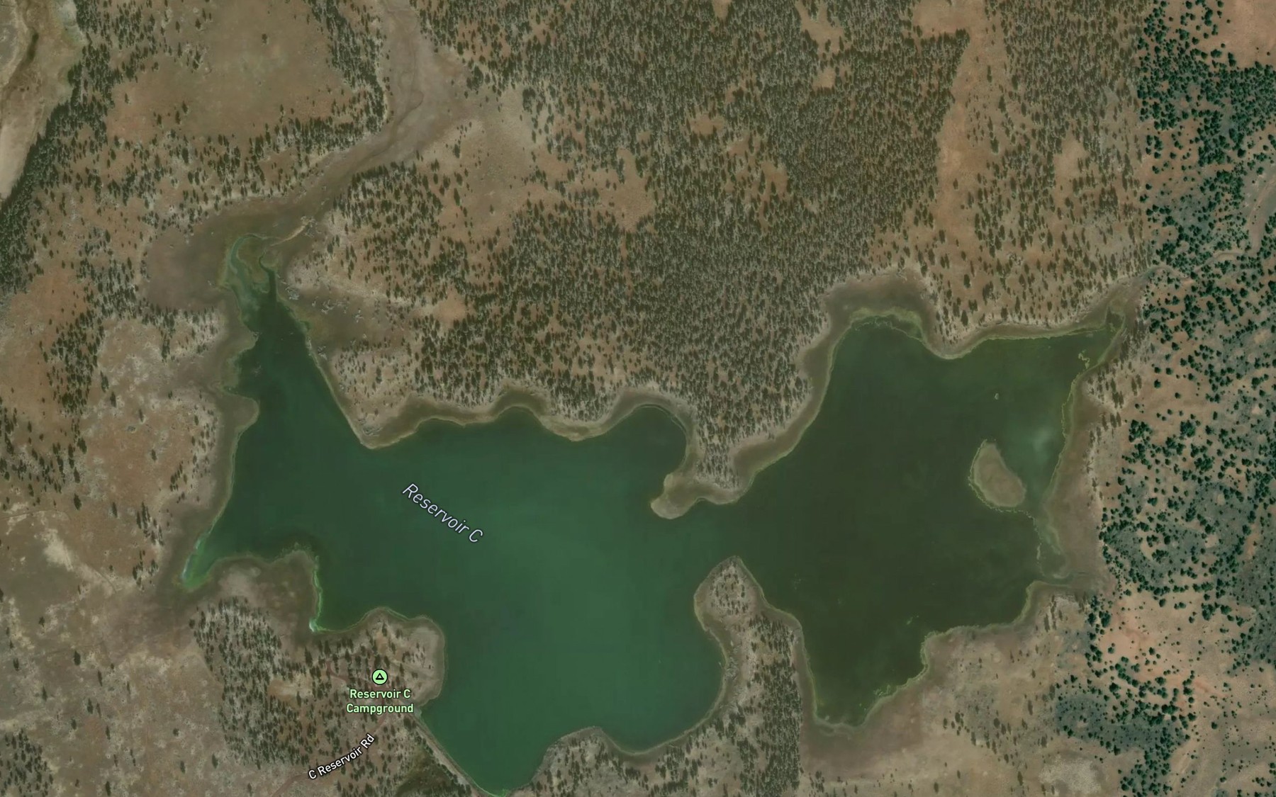 Satellite map of the Reservoir C