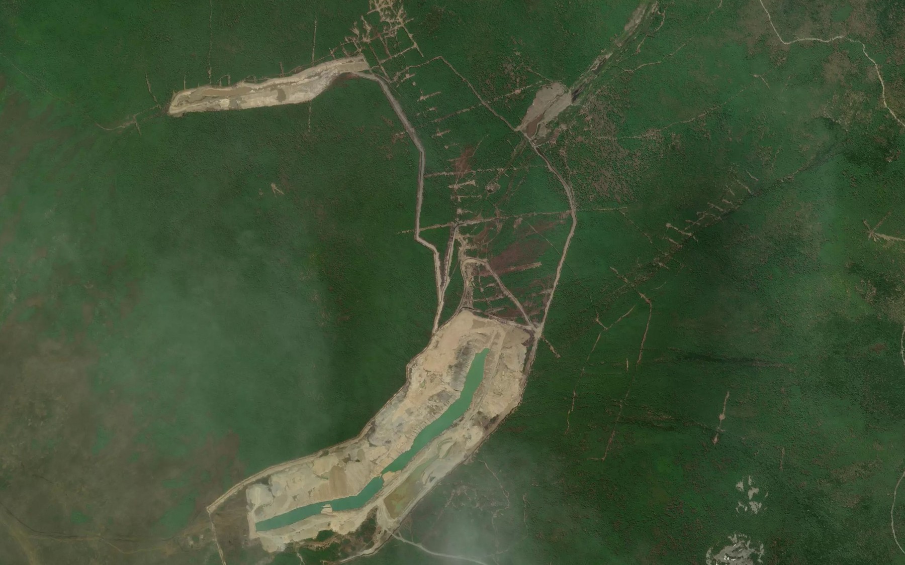 Satellite map of the Polikovlya