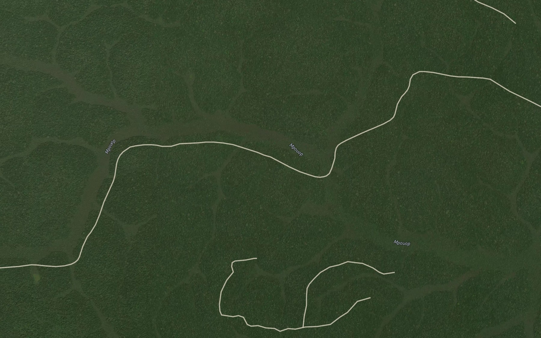 Satellite map of the Mpouom