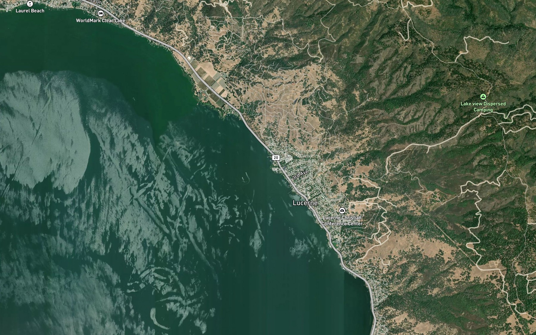 Satellite map of the Morrison Creek
