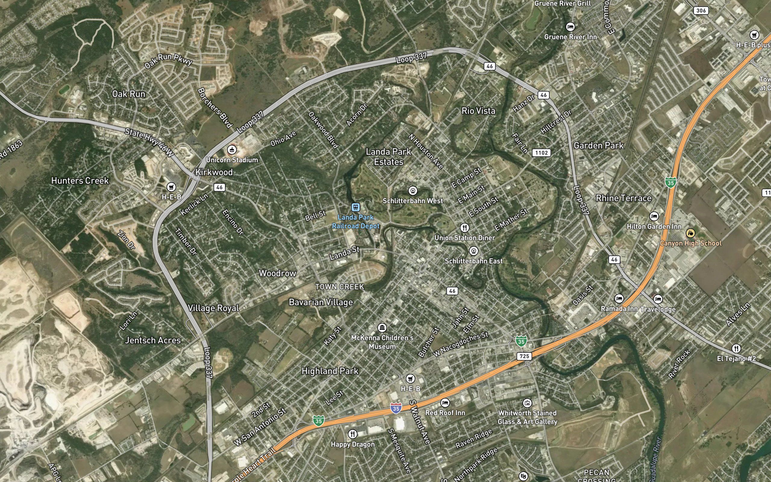 Dry Comal Creek
