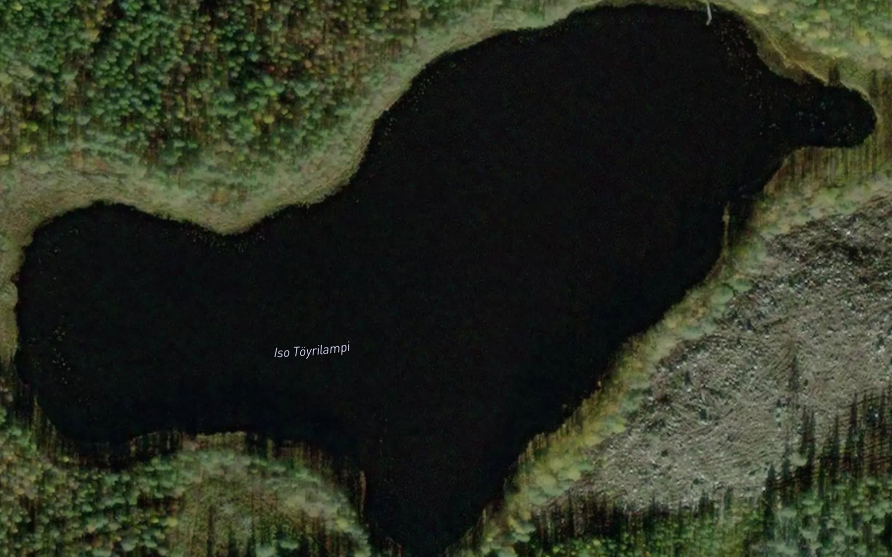 Satellite map of the Iso Toyrilampi
