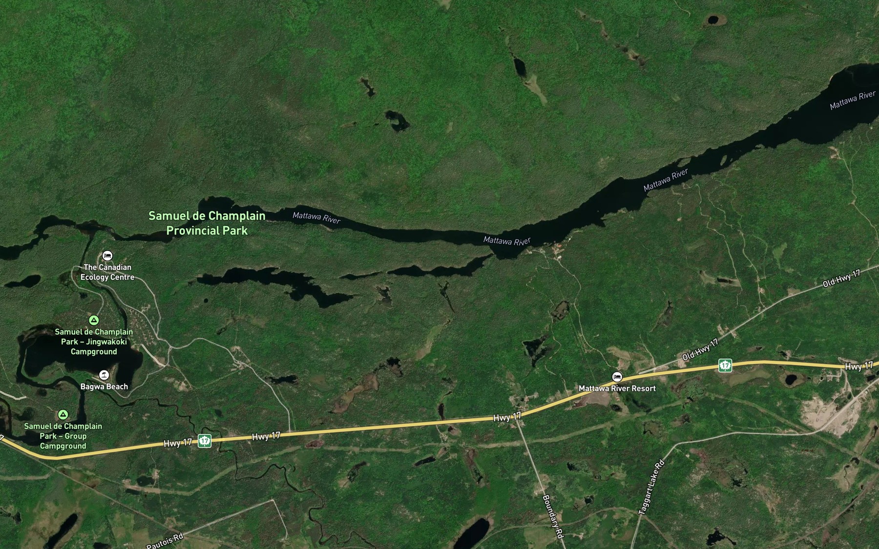 Satellite map of the The Gut