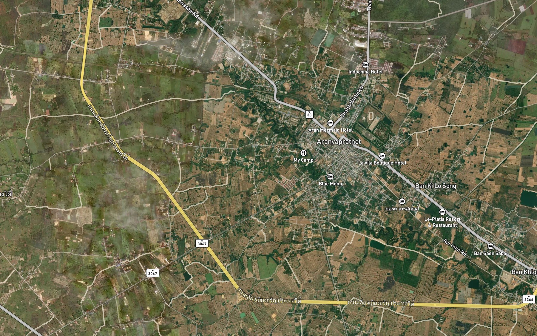 Satellite map of the Huai Phan Thao